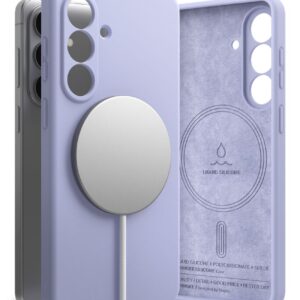 Ringke Silicone MagSafe Dėklas, skirtas Samsung Galaxy S26 - violetinis -- Samsung Galaxy S26
