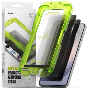 Ringke Easy Slide Privacy Tempered Glass 2-Pack for Samsung ZXQTOZ -- Cell phone tempered glass