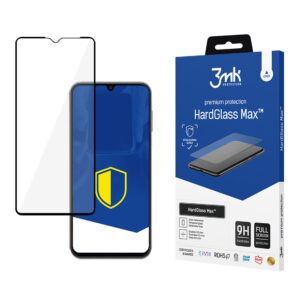 Reinforced Full Coverage Tempered Glass 3mk HardGlass Max Black ZXQTOKEN8KQXZ ZQQZ0 A14 4G / 5G -- Cell phone tempered glass