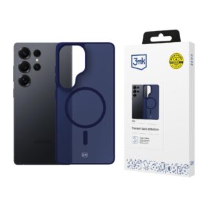 3mk Smoke MagDėklas, skirtas Samsung Galaxy S25 Ultra - Blue-Translucent -- Samsung Galaxy S25 Ultra