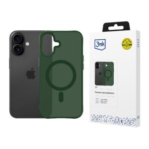 3mk Smoke MagDėklas, skirtas iPhone 17 - Green-Translucent