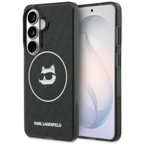 Karl Lagerfeld IML kartotinis Choupette MagSafe dėklas, skirtas Samsung Galaxy S26 - Black