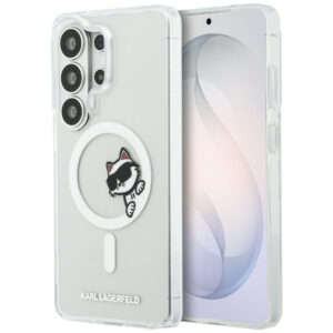 Karl Lagerfeld IML Peekaboo Choupette MagSafe dėklas skirtas Samsung Galaxy S26 Ultra - skaidrus -- Samsung Galaxy S26 Ultra
