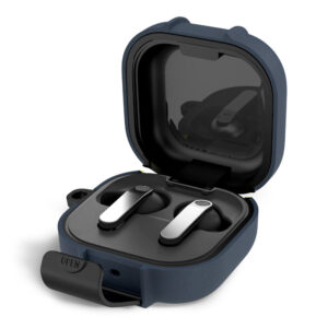 Tech-Protect Plonas kabliuko dėklas, skirtas Samsung Galaxy Buds 4 / 4 Pro - Navy Blue -- Samsung Galaxy Buds 4 / Samsung...