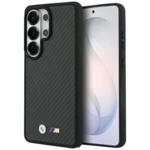 BMW M Kevlar logotipas MagSafe Dėklas, skirtas Samsung Galaxy S26 Ultra - Black