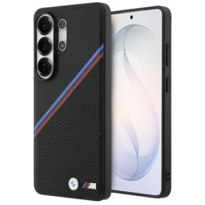 BMW trispalvis metalinis logotipas MagSafe Dėklas, skirtas Samsung Galaxy S26 Ultra - Black