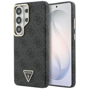 Guess 4G Triangle Logo MagSafe dėklas Samsung Galaxy S26 Ultra - juodas -- Samsung Galaxy S26 Ultra