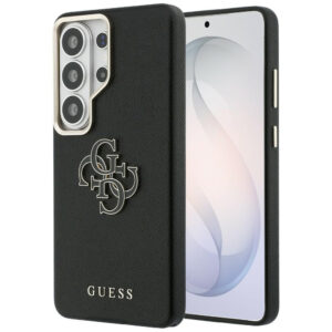 Etui Guess Grūdytas Big 4G Metalas Logo Samsung Galaxy S26 Ultra - czarne