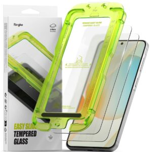 Ringke Easy Slide 2-pack Tempered Glass, skirta Samsung Galaxy A57 5G -- Samsung Galaxy A57