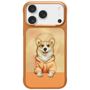 Nimmy Gentle Pets Series Dog MagSafe dėklas iPhone 17 Pro - oranžinis -- iPhone 17 Pro