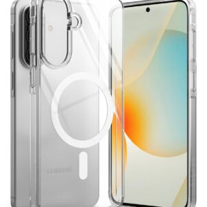 Ringke Fusion Magnetic MagSafe dėklas skirtas Samsung Galaxy A57 5G - skaidri -- Samsung Galaxy A57 5G