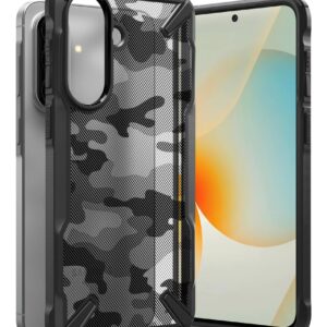 Ringke Fusion X dėklas skirtas Samsung Galaxy A57 5G - juoda ir pilka -- Samsung Galaxy A57 5G