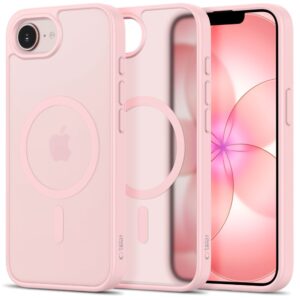 Tech-Protect BasicMag MagSafe Case, skirta iPhone 16e / 17e - Matte Pink -- iPhone 16e
