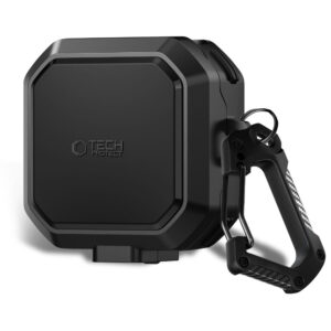 Tech-Protect Carbonox MagSafe Case, skirta Samsung Galaxy Buds 4 / 4 Pro - Black -- Headphone Cases