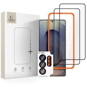 Tech-protect easy set+ 3-pack grūdintas stiklas skirtas Samsung Galaxy S26 Ultra - Black -- Samsung Galaxy S26 Ultra - Black