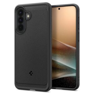 Spigen tvirtas šarvų dėklas, skirtas Samsung Galaxy A57 5G – juodas