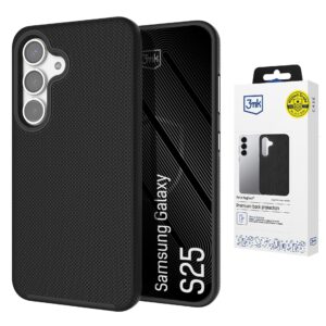 3mk Fortis MagCase skirtas Samsung Galaxy S25 - juodas -- Samsung Galaxy S25