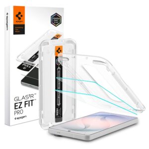Spigen Glas.tR EZ Fit Pro AC Anti Reflection grūdintas stiklas, 2 vnt., skirtas Samsung Galaxy S26 -- Samsung Galaxy S26
