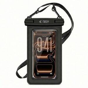 Tech-Protect UWC7 vandeniui atsparus dėklas 6,9" - Juodas -- Cell phone cases and covers
