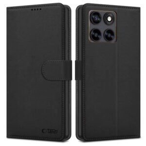 Tech-Protect Wallet dėklas Motorola Edge 70 Fusion / Fusion + 5G - Juodas -- Motorola Edge 70 Fusion / Motorola Edge 70...