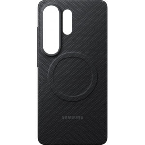 Samsung Carbon Magnet dėklas Samsung Galaxy S26 Ultra, suderinamas su MagSafe - Juodas -- Samsung Galaxy S26 Ultra
