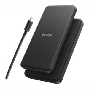 Spigen Essential EA2205MQ 5000MAH 22.5W QI2 Power Bank – Juodas -- Powerbanks