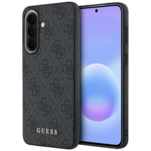 Guess 4G Classic dėklas Samsung Galaxy A37 5G - juodas -- Samsung Galaxy A37 5G