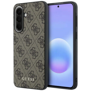 Guess 4G Classic dėklas Samsung Galaxy A57 5G - rudas -- Samsung Galaxy A57