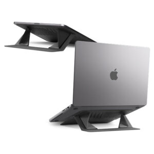 Spigen SlimFold LD201-S6 nešiojamojo kompiuterio stovas – pilkas -- Laptop Stands