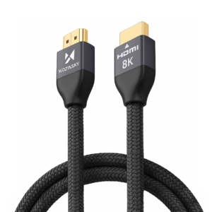Wozinsky HDMI 2.1 laidas 8K 60 Hz 48 Gbps / 4K 120 Hz / 2K 144 Hz 2 m sidabrinis (WHDMI-20) -- Video Cables