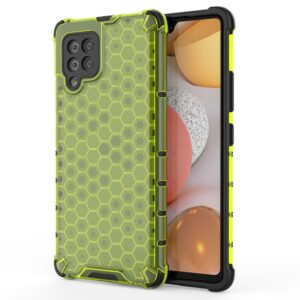 Apsauginis „Honeycomb“ dėklas Samsung Galaxy A42 5G – žalias -- Samsung Galaxy A42
