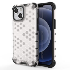 Skaidrus „Honeycomb“ dėklas iPhone 13 mini