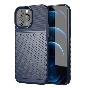 Thunder Case TPU dėklas iPhone 13 Pro Max – mėlynas