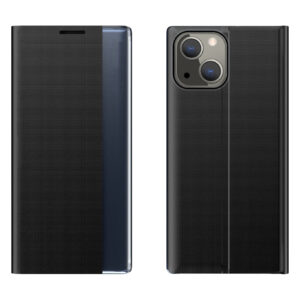 Atverčiamas dėklas su langeliu iPhone 13 mini – juodas