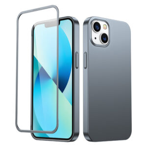Joyroom 360° dėklas iPhone 13 su grūdintu stiklu – pilkas
