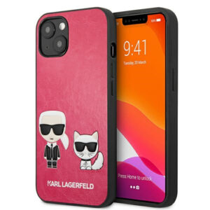 Karl Lagerfeld dėklas iPhone 13 mini – fuksija