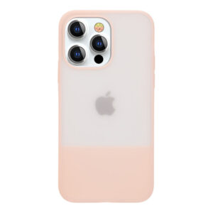 Kingxbar Plain silikoninis dėklas iPhone 13 Pro Max – rožinis