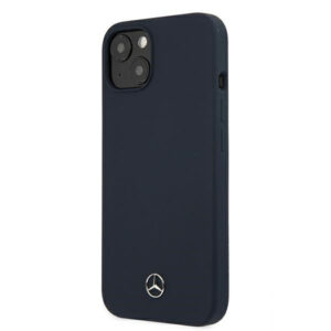 Mercedes silikoninis dėklas iPhone 13 mini – tamsiai mėlynas