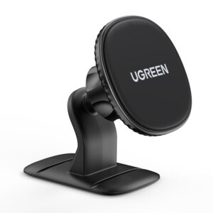 Ugreen magnetinis automobilinis telefono laikiklis su savaiminio klijavimo pagrindu prietaisų skydeliui, juodas (LP292)...