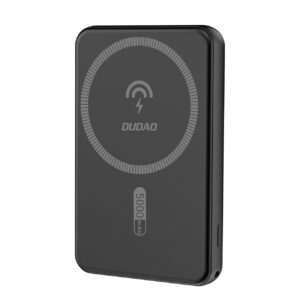 Dudao K14S USB-C / MagSafe belaidė išorinė baterija 20W 5000mAh - juoda