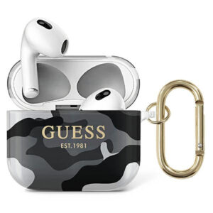 Guess AirPods 3 dėklas – juodas Camo