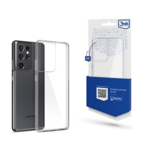 „Samsung Galaxy S21 Ultra 5G“ – skaidrus 3mk dėklas -- Samsung Galaxy S21 Ultra 5G