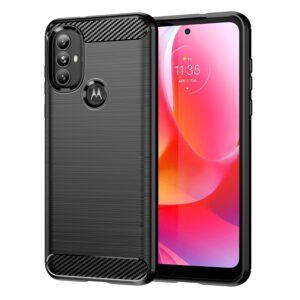 Carbon Case Flexible dėklo dangtelis Motorola Moto G Power 2022 juodas -- Cell phone cases and covers