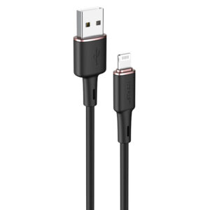 Acefast MFI USB - Lightning laidas 1.2 m, 2.4A, juodas (C2-02 black)