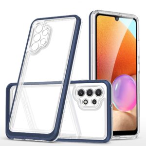 Skaidrus 3in1 dėklas Samsung Galaxy A32 5G – mėlynas -- Samsung Galaxy A32