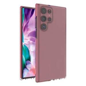 TPU dėklas Samsung Galaxy S22 Ultra – šviesiai rožinis -- Samsung Galaxy S22 Ultra
