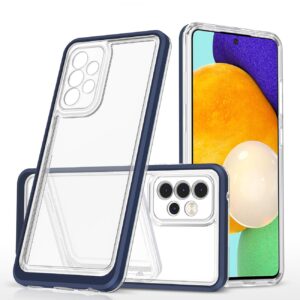 Skaidrus 3in1 dėklas Samsung Galaxy A73 – mėlynas -- Samsung Galaxy A73