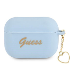 Guess silikoninis dėklas AirPods Pro – mėlynas