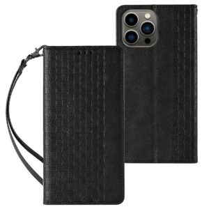 Magnet Strap dėklas iPhone 12 Pro Max – juodas -- iPhone 12 Pro Max