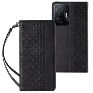 Magnet Strap Case dėklas Xiaomi Redmi Note 11 Pro – juodas -- Xiaomi Redmi Note 11 Pro